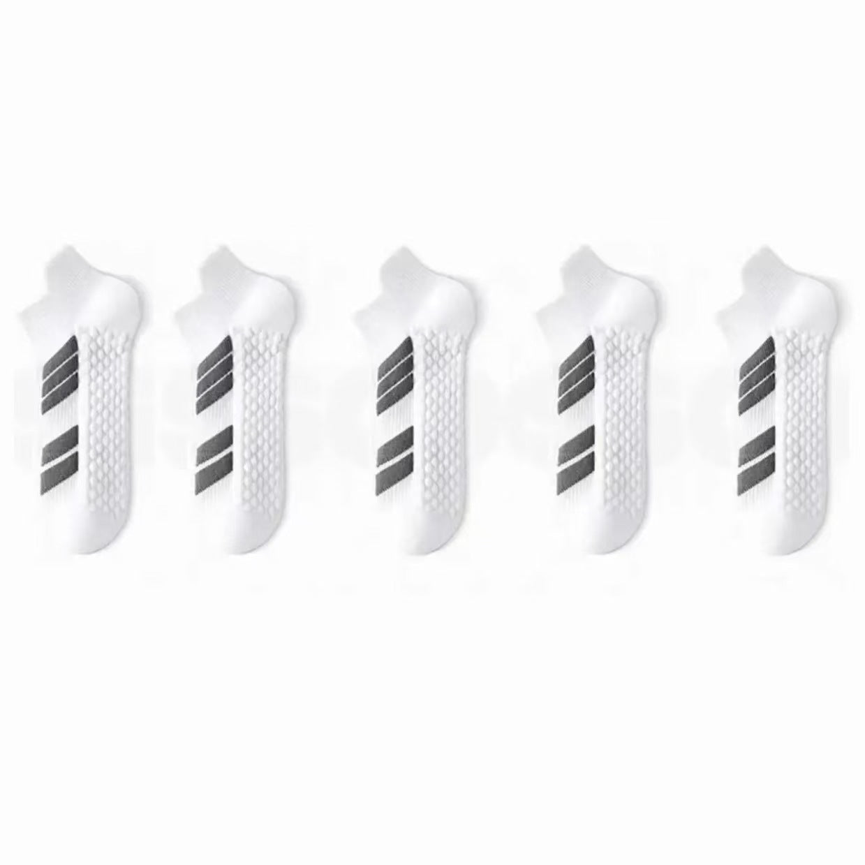 Men’s Sports Running Socks – Shock Absorbing Anti-Skid Cotton Athletic Socks (10 Pairs)