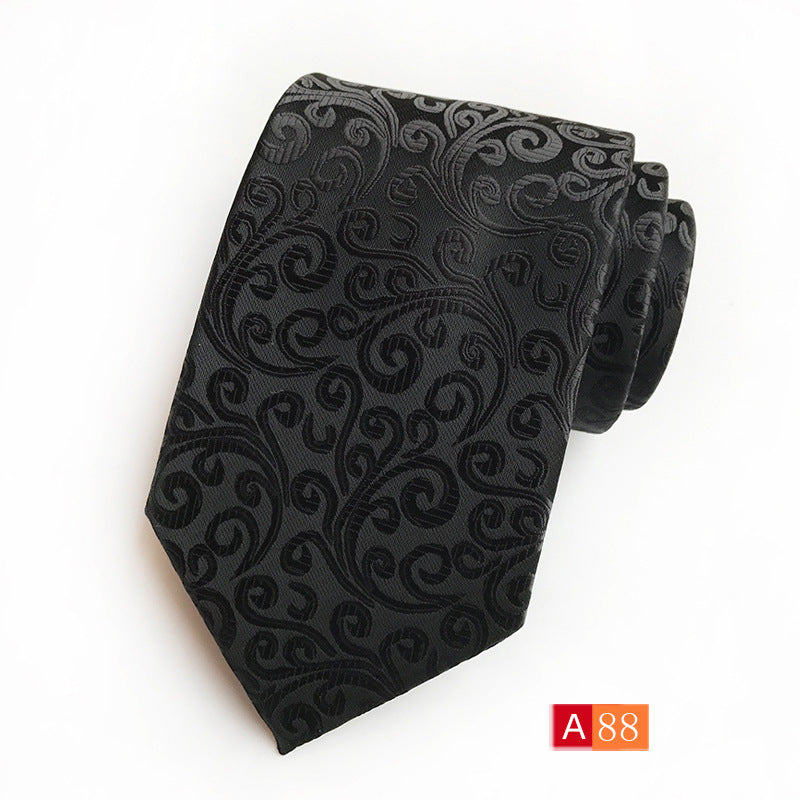 Men’s Polyester Jacquard Bow Tie – Casual & Formal Flower Pattern Arrow Style