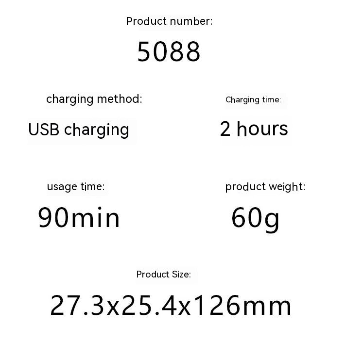 Rechargeable Electric Nose Hair Trimmer – High-Speed Motor & Washable Cutter Head