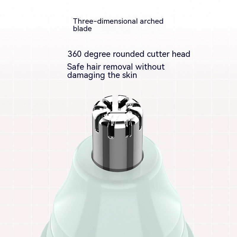 Rechargeable Electric Nose Hair Trimmer – High-Speed Motor & Washable Cutter Head