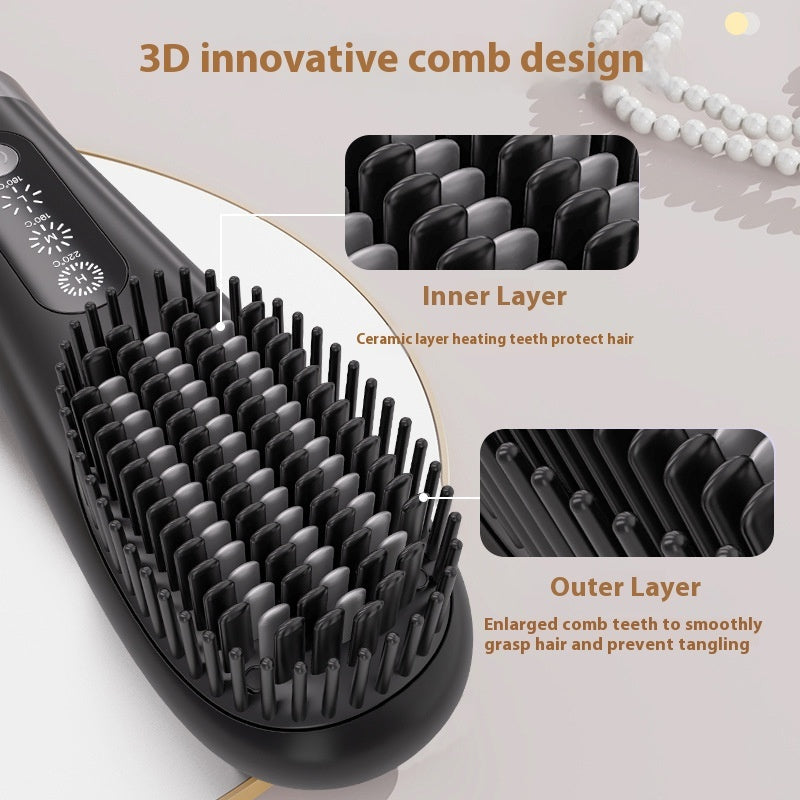 Electric Wireless Anion Portable Hair Straightener – USB Rechargeable 40W