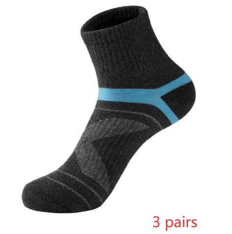 Men’s Sports Basketball Socks – Cushioned Cotton Athletic Performance Socks