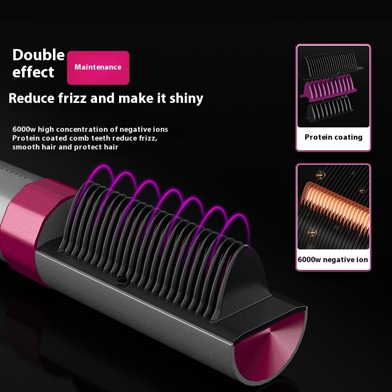 Anion Wireless Straight Comb – Rechargeable Portable Dual-Purpose Hair Styling Brush