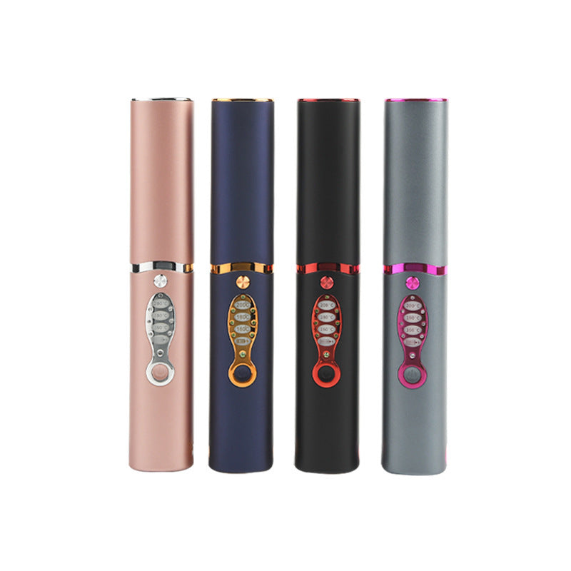 Wireless Charging Portable Hair Straightener – Rechargeable Mini Flat Iron for Travel & Daily Use