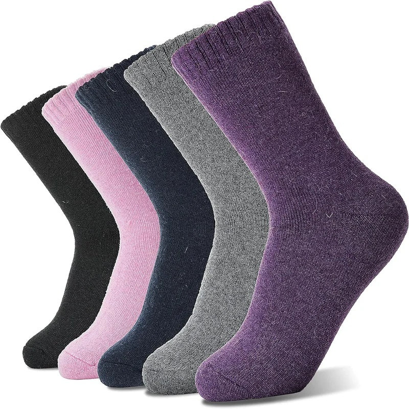 Cold-Proof Warm Wool Socks – Unisex Thickened Cashmere Tube Socks for Winter