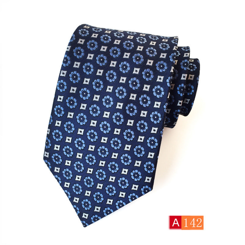 Men’s Polyester Jacquard Bow Tie – Casual & Formal Flower Pattern Arrow Style