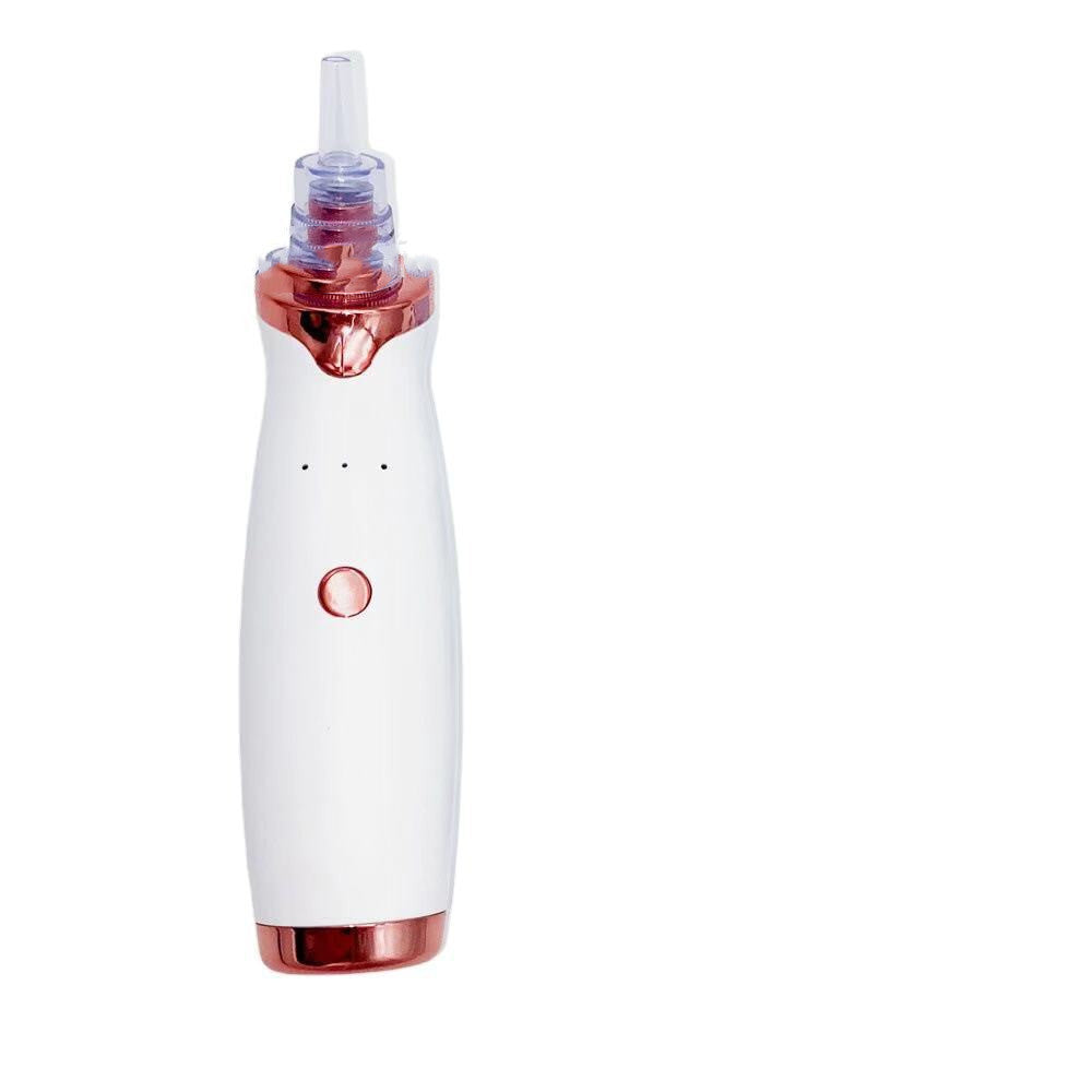 Electric Blackhead Removal Device – Household Pore Cleaner with 5 Suction Heads & USB Charging