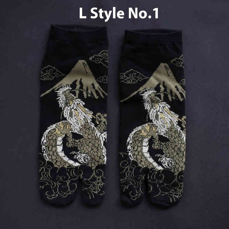 Unisex Cotton Two-Finger Socks – Comfortable Split Toe Couple Ankle Socks