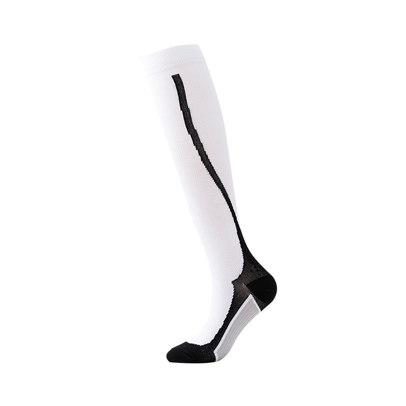 Men & Women Sports Compression Socks – High-Cylinder Riding & Leisure Support Stockings