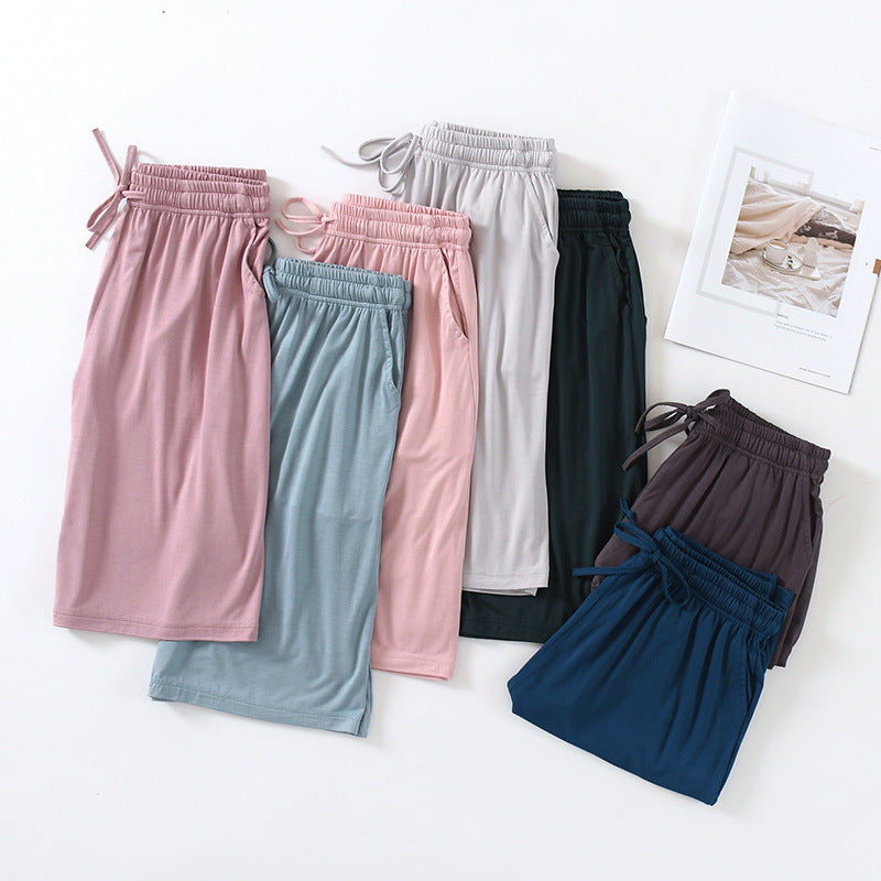 Women’s Summer Modal Shorts – Loose-Fit Breathable Loungewear