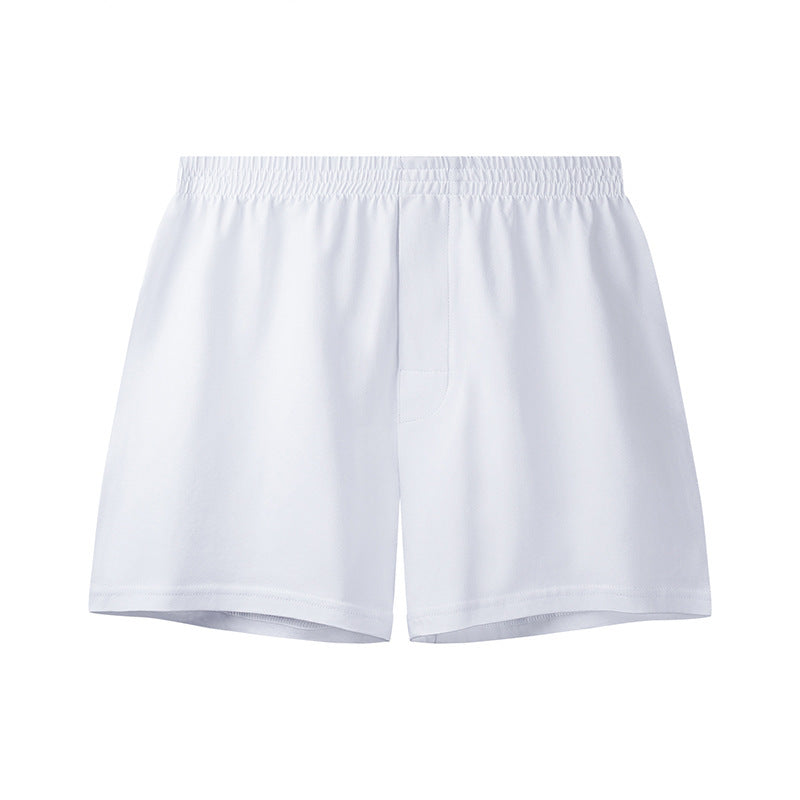Loose-Fitting Loungewear Men’s Cotton Underwear – Breathable Mid-Waist Boxers