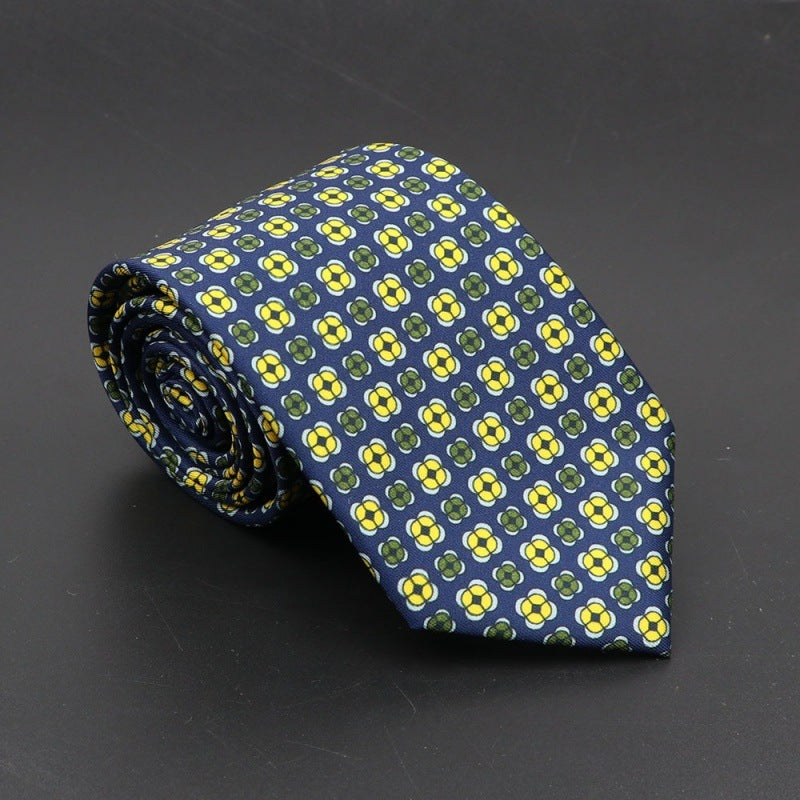 Super Soft Bohemian Silk Tie – Men’s Fashion 75mm Necktie