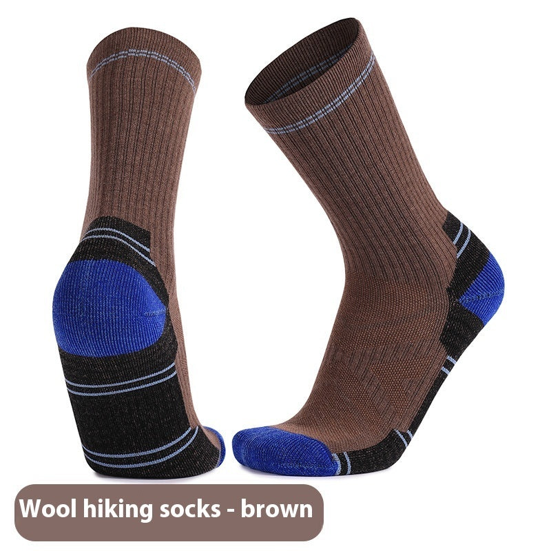 Unisex Wool Knee-High Sports Socks – Warm, Breathable & Anti-Slip Skiing Socks