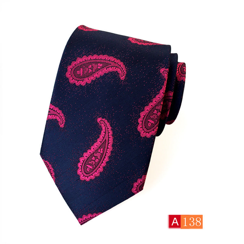Men’s Polyester Jacquard Bow Tie – Casual & Formal Flower Pattern Arrow Style