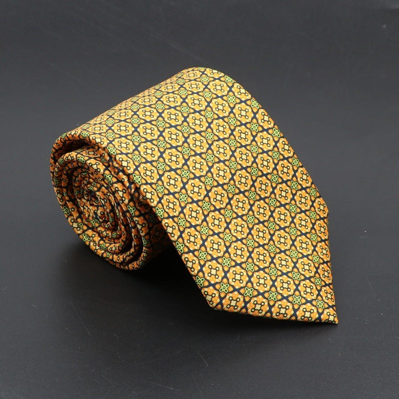 Super Soft Bohemian Silk Tie – Men’s Fashion 75mm Necktie