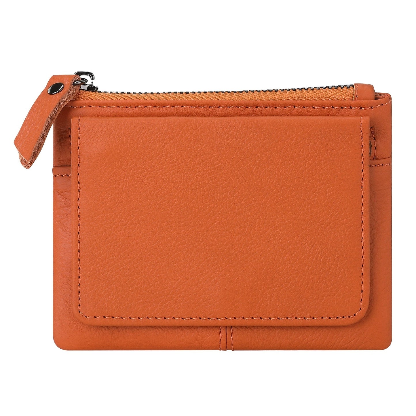 Retro Mini Genuine Leather Wallet – Multifunctional Card Holder & Storage Bag