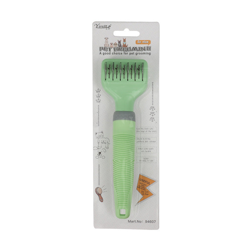 Pet Needle Comb Cat Hair Removal Brush – Grooming Tool for Dogs & Cats
