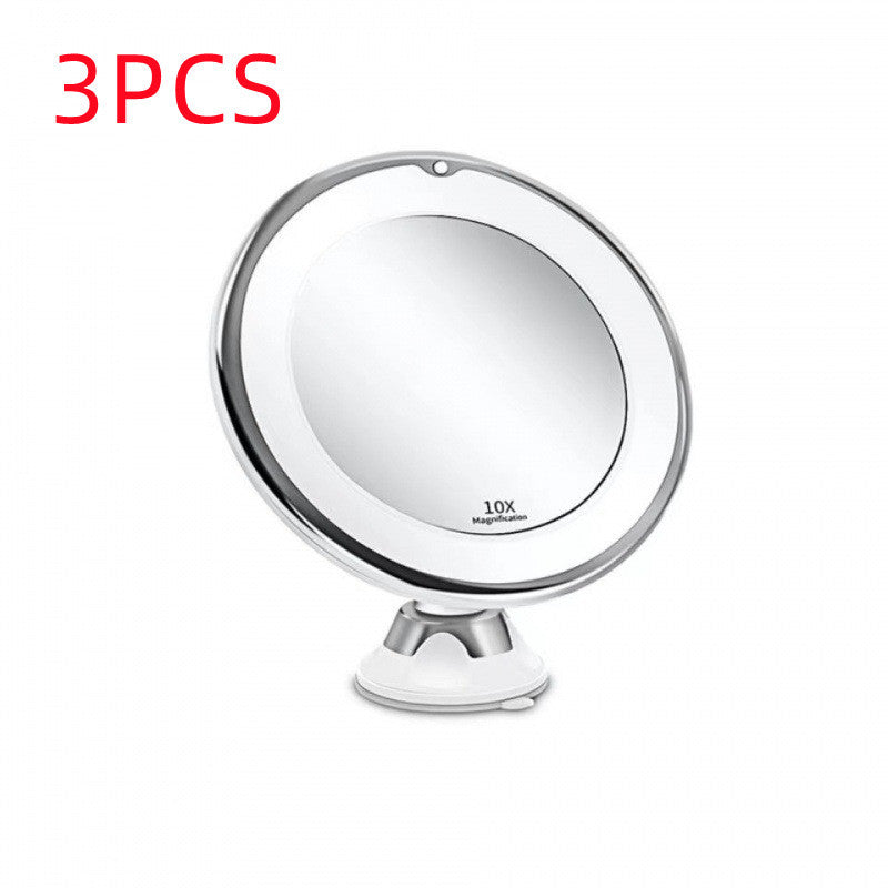 LED Makeup Mirror with Supplement Light – Portable Vanity Mirror with Bright LED Lighting