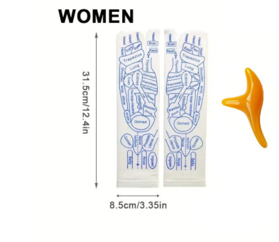 Acupressure Reflexology Socks – Massage Foot Therapy Socks for Pain Relief & Relaxation