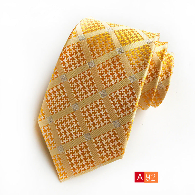 Men’s Polyester Jacquard Bow Tie – Casual & Formal Flower Pattern Arrow Style