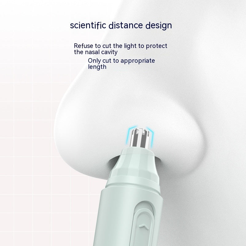 Rechargeable Electric Nose Hair Trimmer – High-Speed Motor & Washable Cutter Head