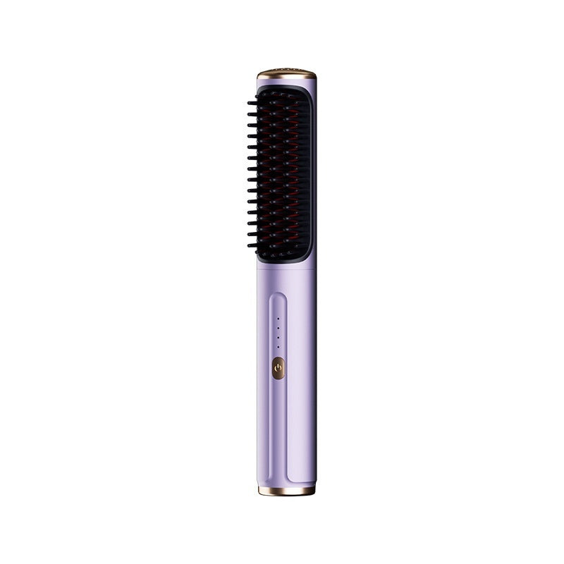 Wireless Straight Comb – Anion Portable Hair Straightener for Curling & Straightening