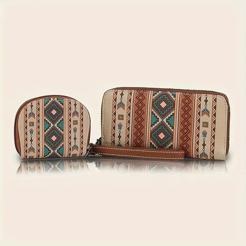 Women’s Lightweight Canvas Card Wallet – Portable Waterproof Retro Style