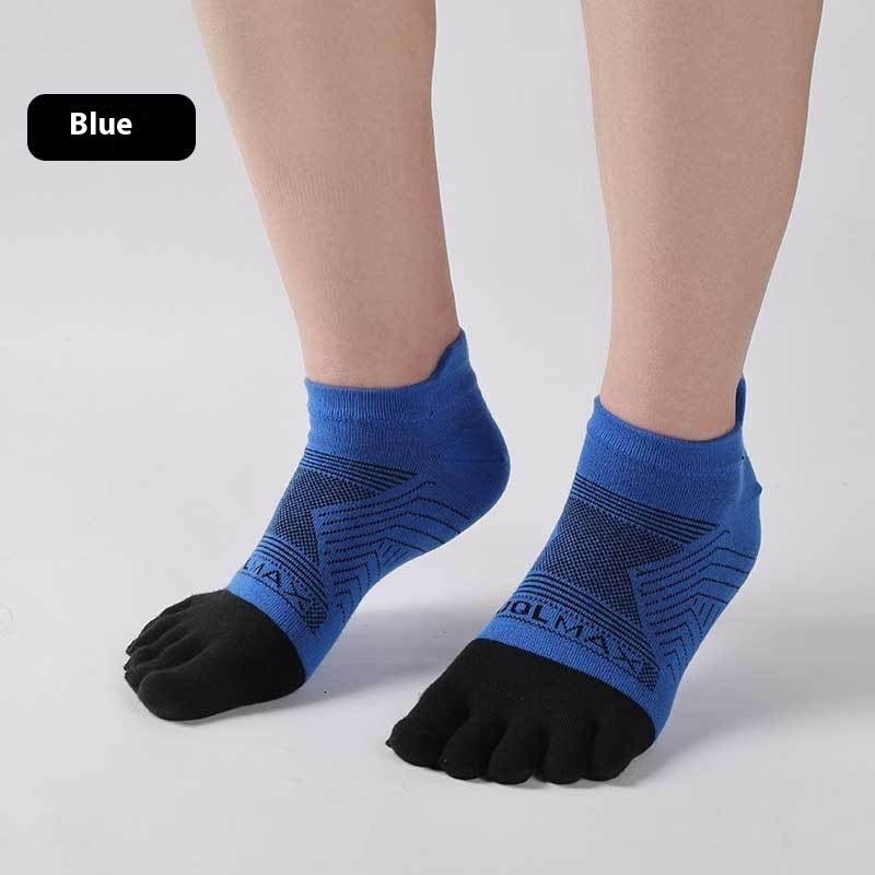 Men’s Sports Marathon Toe Socks – CoolMax Quick-Dry Breathable Running Socks
