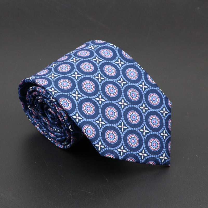 Super Soft Bohemian Silk Tie – Men’s Fashion 75mm Necktie