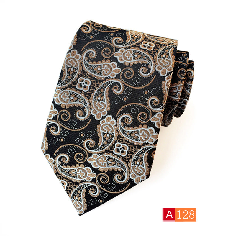 Men’s Polyester Jacquard Bow Tie – Casual & Formal Flower Pattern Arrow Style