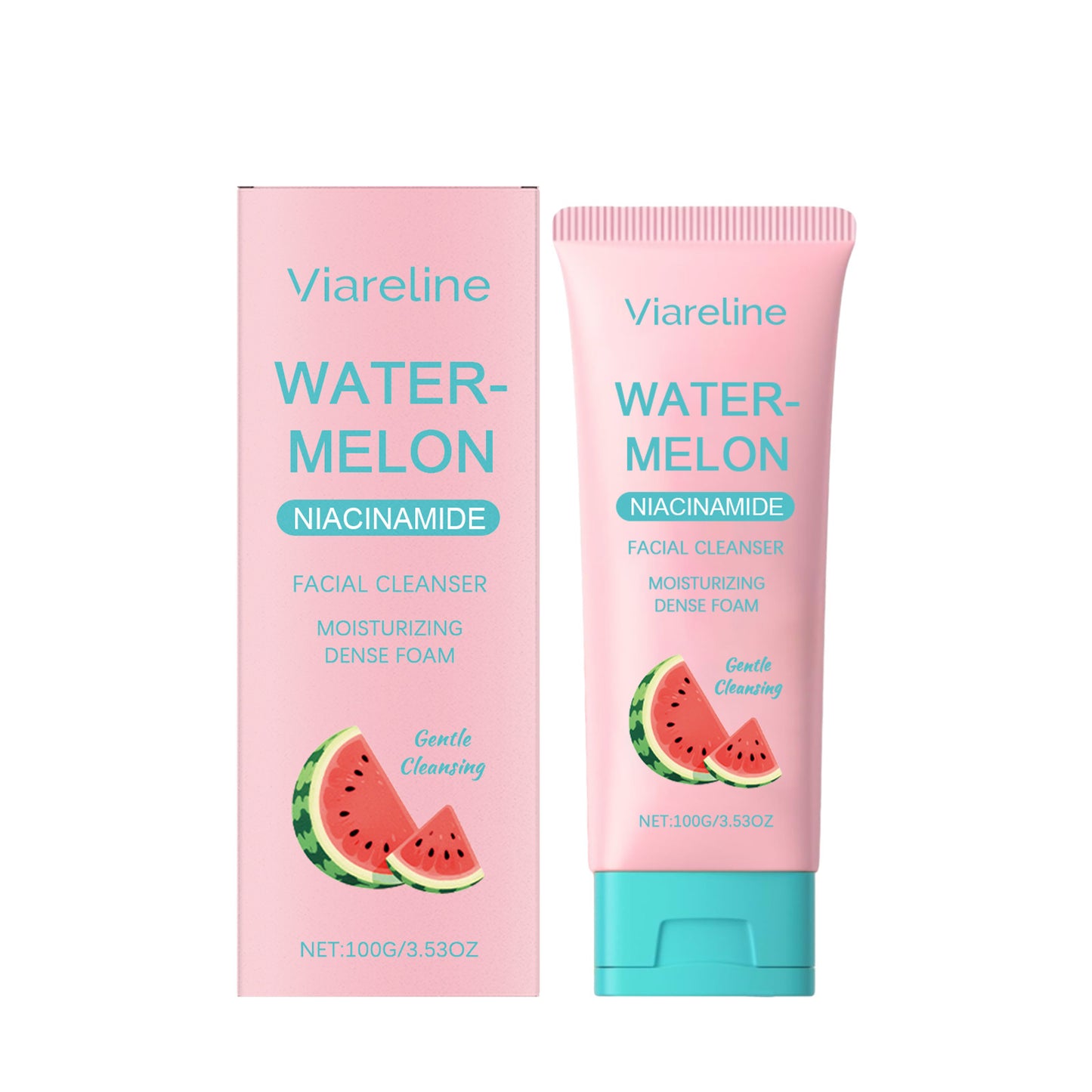 Watermelon Foam Facial Cleanser – 100g Deep Cleansing Face Wash for Acne & Oily Skin