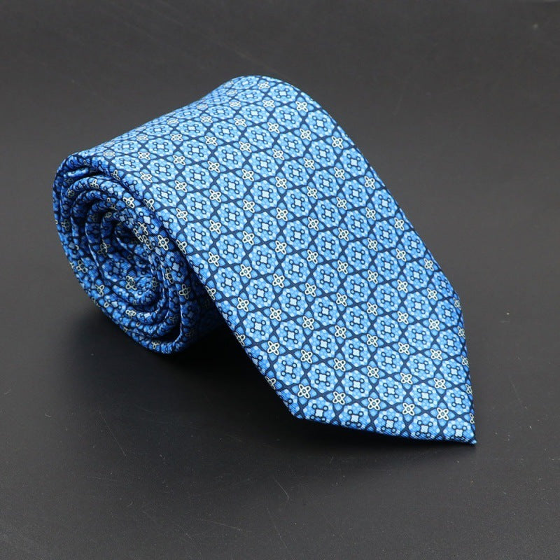 Super Soft Bohemian Silk Tie – Men’s Fashion 75mm Necktie