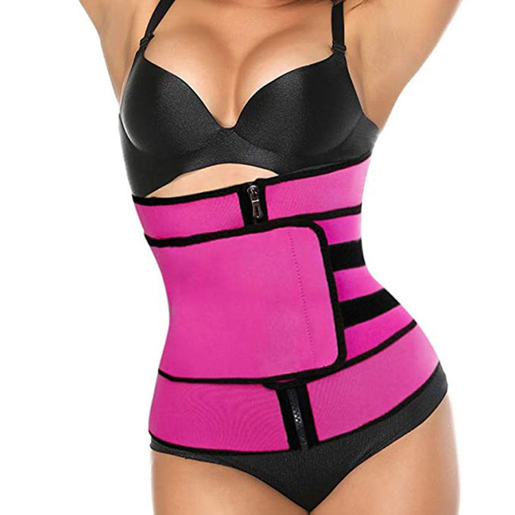 Tummy Sweat Shapewear Bodysuit for Women – Waist Trainer Slimming Corset with 2-3 Belts