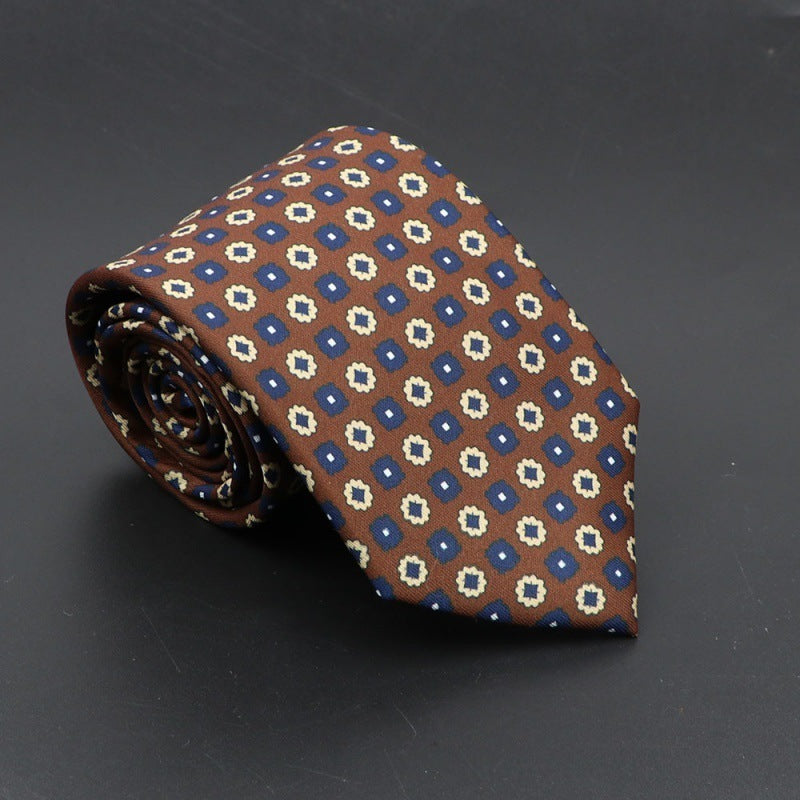 Super Soft Bohemian Silk Tie – Men’s Fashion 75mm Necktie