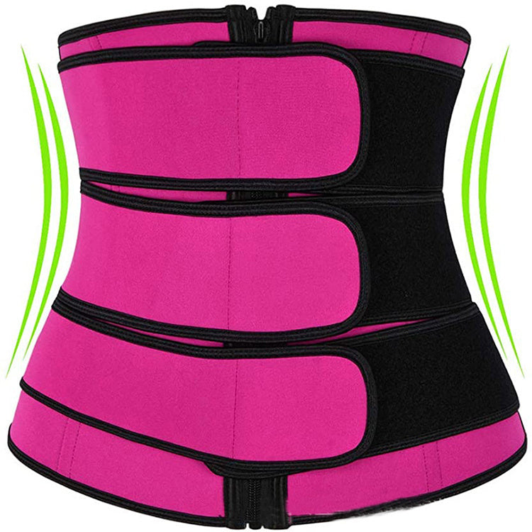 Tummy Sweat Shapewear Bodysuit for Women – Waist Trainer Slimming Corset with 2-3 Belts