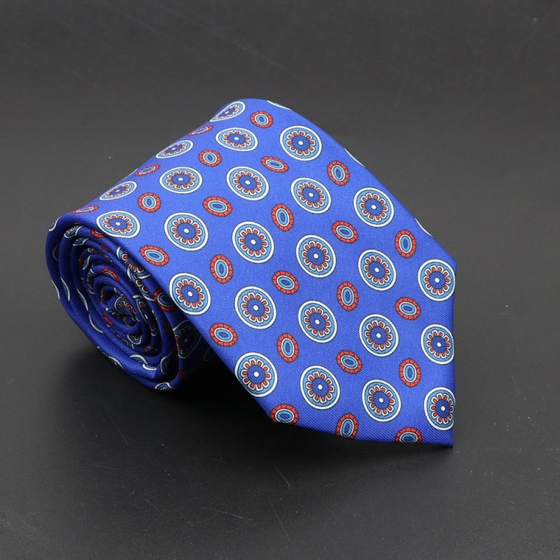 Super Soft Bohemian Silk Tie – Men’s Fashion 75mm Necktie