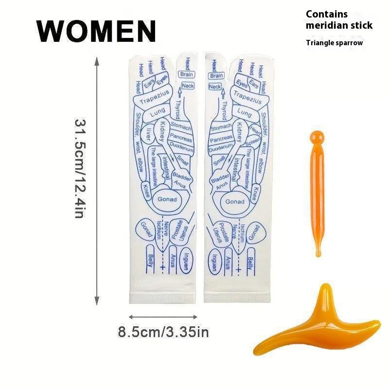Acupressure Reflexology Socks – Massage Foot Therapy Socks for Pain Relief & Relaxation
