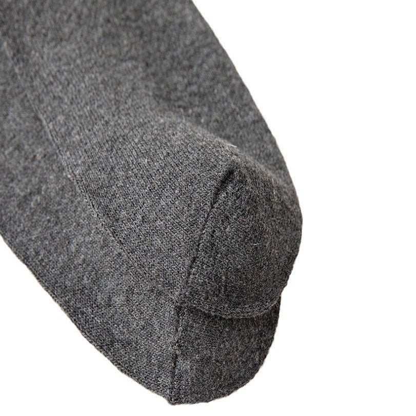 Wool Lined Socks – Check Pattern Warm Anti-Bacterial Deodorant Winter Socks (5 Pairs)