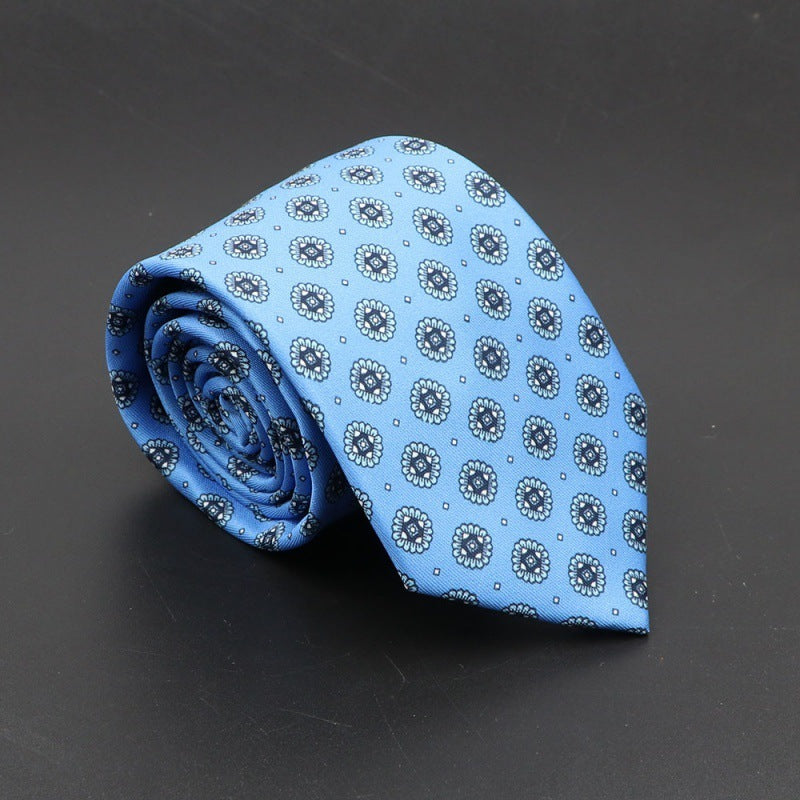 Super Soft Bohemian Silk Tie – Men’s Fashion 75mm Necktie