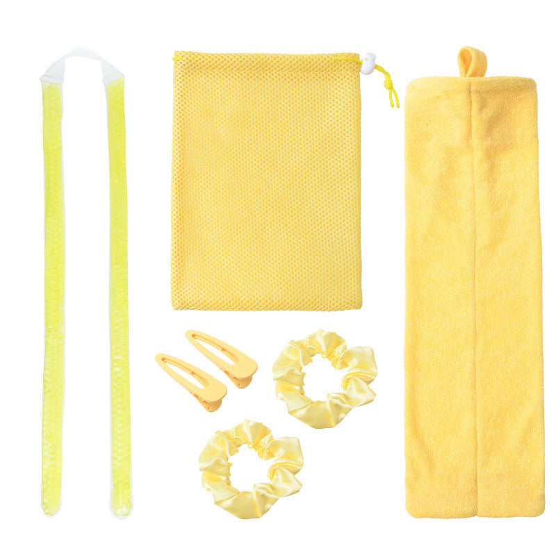 Condensate Beads Heat-Free Hair Curler 7-Piece Set – No Heat Quick Curling Kit