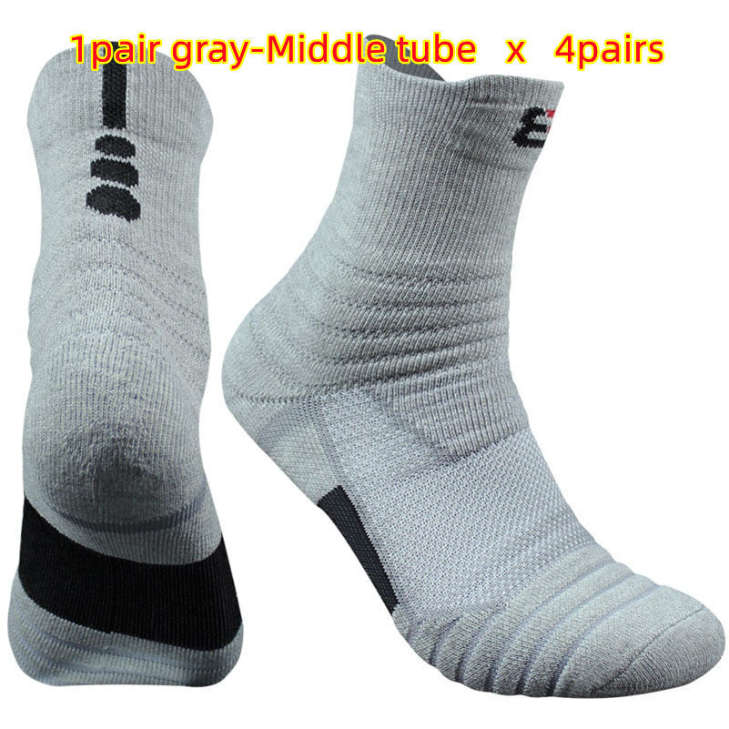 Unisex Pure Color Cotton Socks – 3 Pairs Breathable Casual Socks (Black/White/Gray)