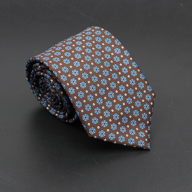 Super Soft Bohemian Silk Tie – Men’s Fashion 75mm Necktie