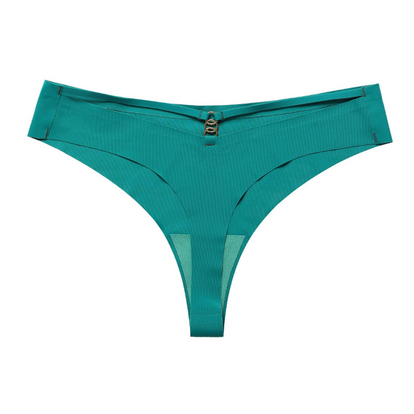 6PCS Women’s Seamless Ice Silk G-String Thong Set – Sexy Low-Waist Hollow Out T-Back Underwear