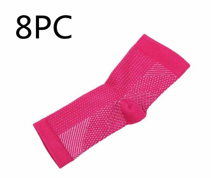 Men & Women Compression Ankle Support Socks – Anti-Fatigue Foot Sleeve for Pain Relief & Sports