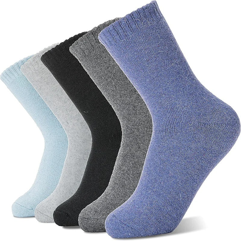 Cold-Proof Warm Wool Socks – Unisex Thickened Cashmere Tube Socks for Winter