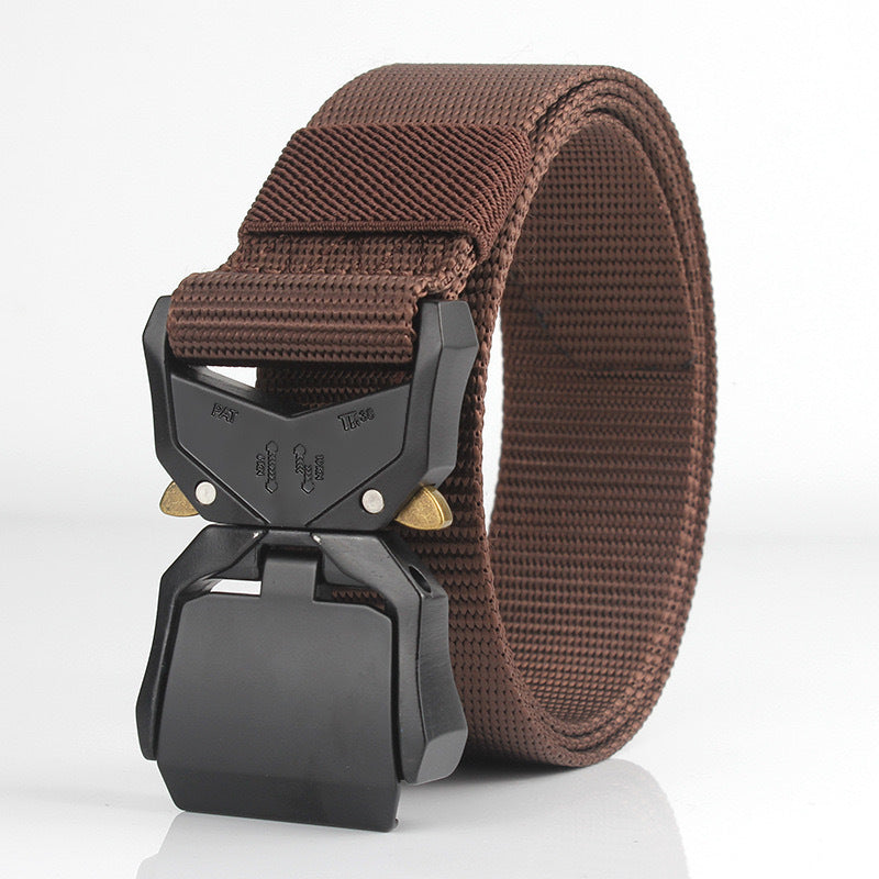 Tactical Nylon Belt – Military Training Outdoor Sports Belt with Quick Release Buckle
