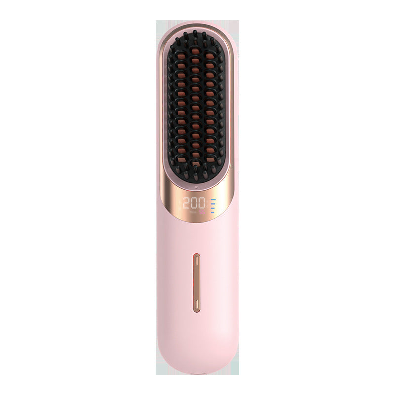 Wireless Anion Straight Comb – Portable Mini Hair Straightener for Daily Styling