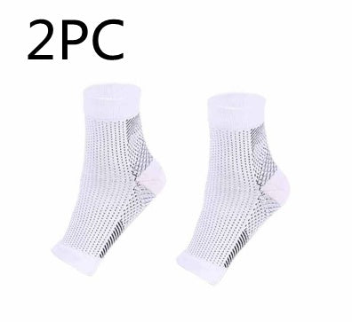 Men & Women Compression Ankle Support Socks – Anti-Fatigue Foot Sleeve for Pain Relief & Sports