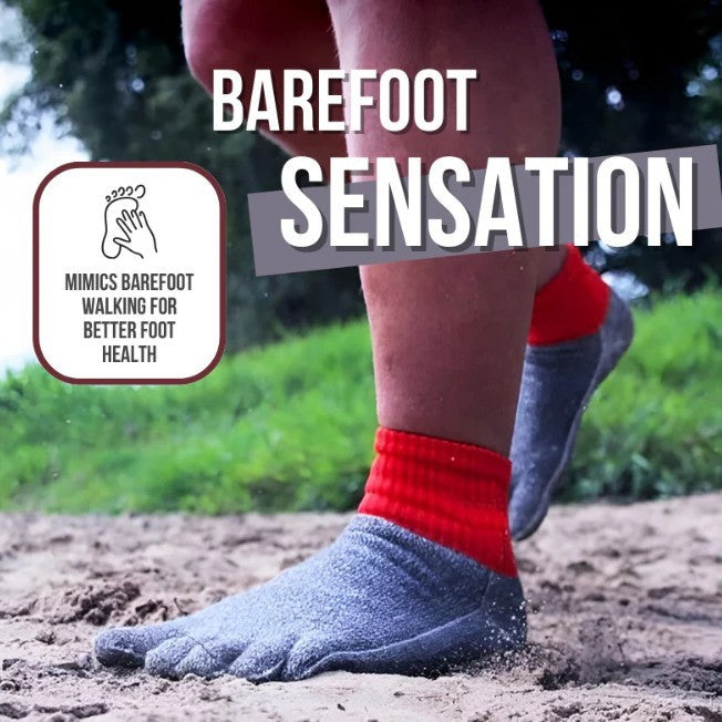 Men's Outdoor Toe Socks Anti-cut Canvas Beach Sports Protection Socks
