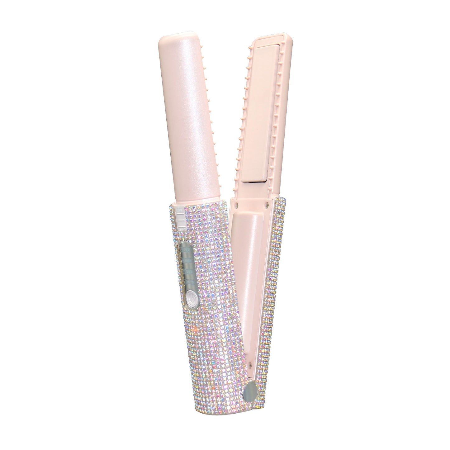2-in-1 Electric USB Hair Straightening Brush – Wireless Ceramic Comb & Hair Curler